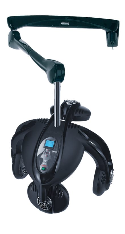 Comair Droogkap FX 4000 Turbo Infrarood Met Muurbeugel Zwart