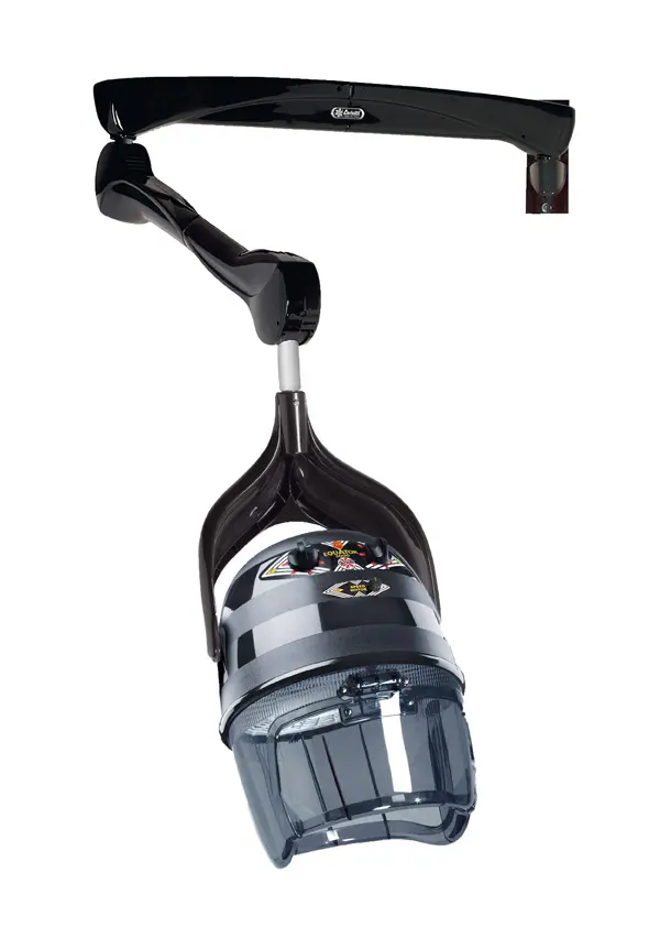 Comair Droogkap Equator 3000 Met Muurbeugel Zwart