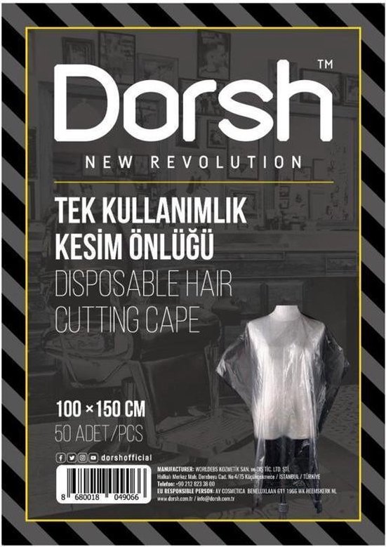 Dorsh Wegwerp Kapmantels 50 stuks