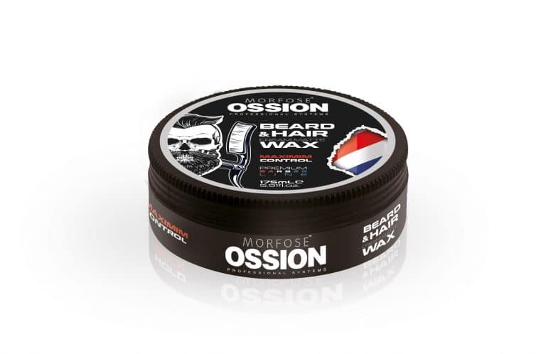 OSSION BEARD and HAIR WAX 175ml zwart