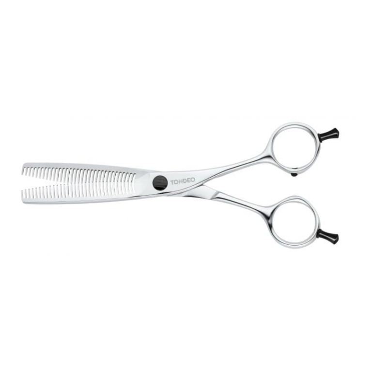 Tondeo S Line Supra Doppeleffi 2x32 Black 6.0" Effileerschaar - Hero Vakkappers