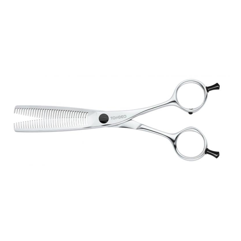 Tondeo S Line Supra Doppeleffi 2x32 Black 6.0" Effileerschaar - Hero Vakkappers