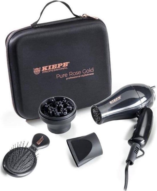 Kiepe Pure Rose Gold Fohn Travel Kit