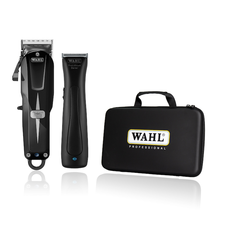 Wahl Combi Cordless Super Taper + Beret Black Stealth