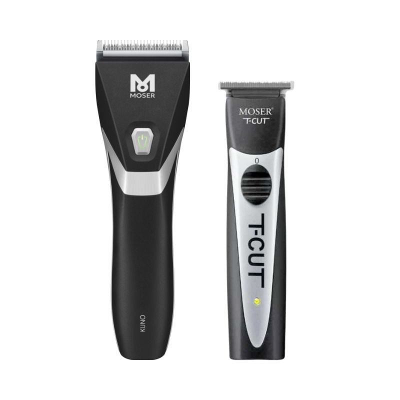 Moser Combi Kuno Tondeuse + Moser T-Cut Trimmer - Hero