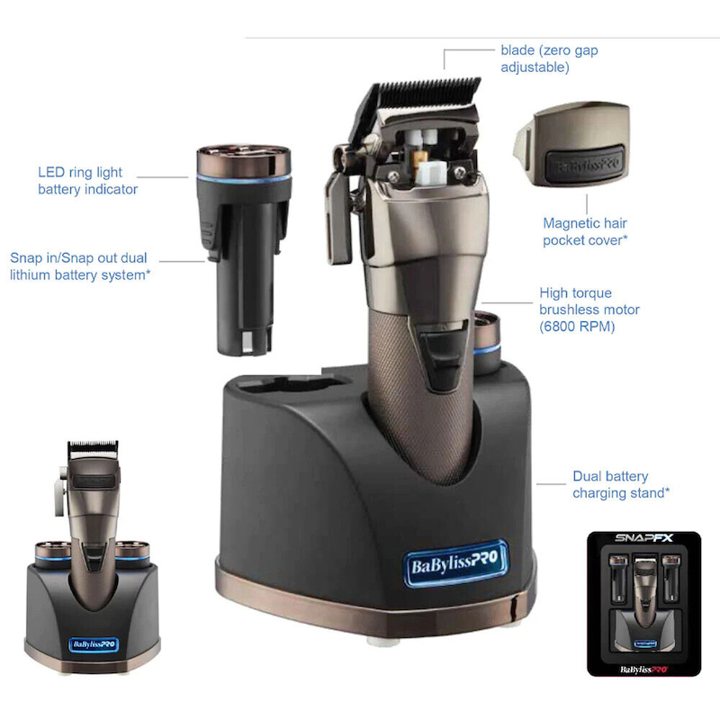 BaByliss Pro SNAPFX Tondeuse FX890 - In Sfeerbeeld 3 - Vakkappers