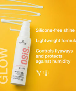 Schwarzkopf OSiS+ Glow Anti-Frizz Shine Serum - In Sfeerbeeld - Vakkappers