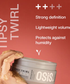 Schwarzkopf OSiS+ Tipsy Twirl Wave & Curl Enhancing Jelly - In Sfeerbeeld - Vakkappers