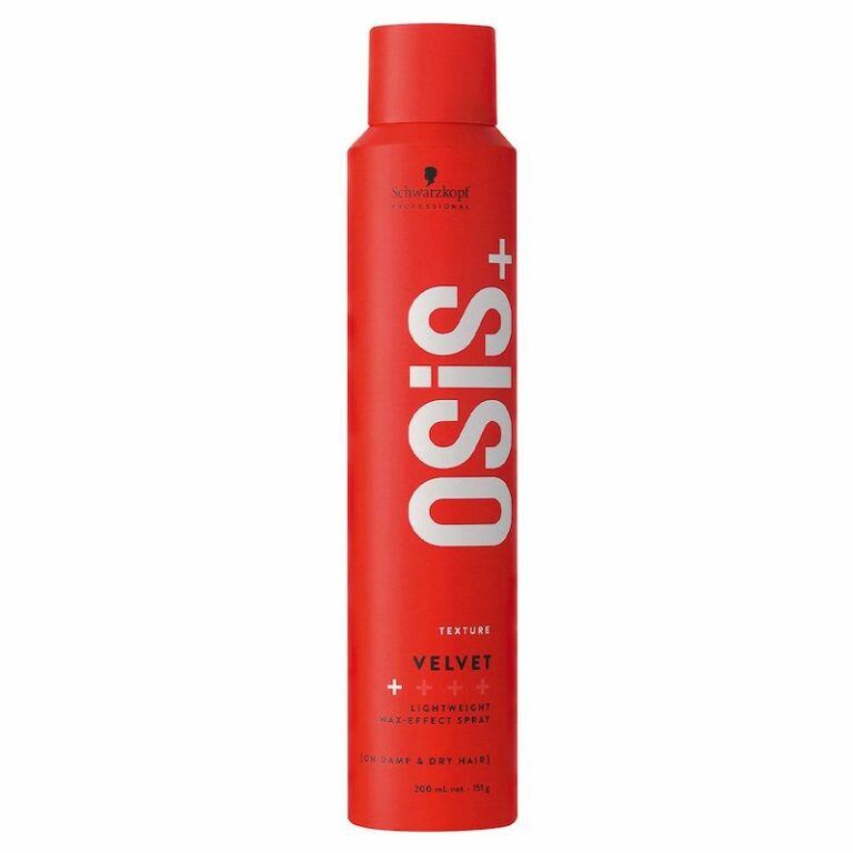 Schwarzkopf OSiS+ Velvet Lightweight Wax-Effect Spray - Hero -Vakkappers