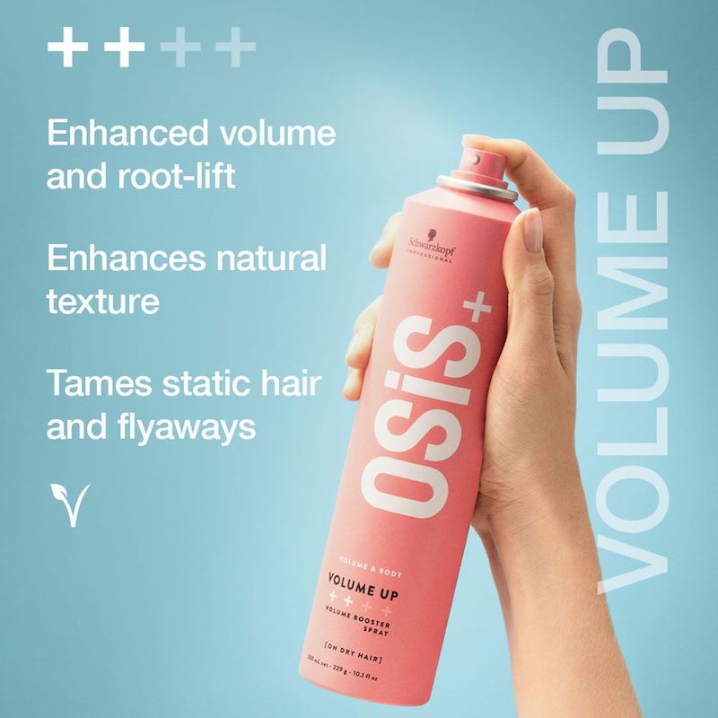 Schwarzkopf OSiS+ Volume Up Volume Booster Spray - In Sfeerbeeld - Vakkappers
