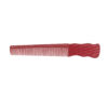 JRL Barbering Kam 16,5CM - Red - Vakkappers