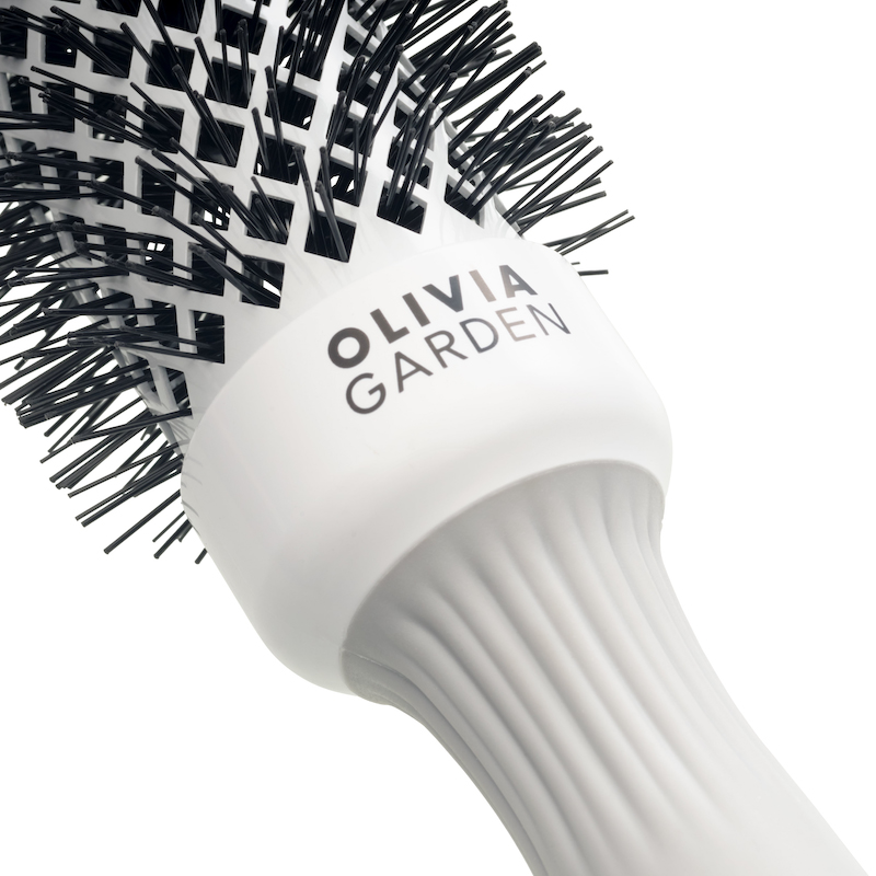 Olivia Garden Expert Blowout Shine Fohnborstel Wit Grijs - In Sfeerbeeld - Vakkappers