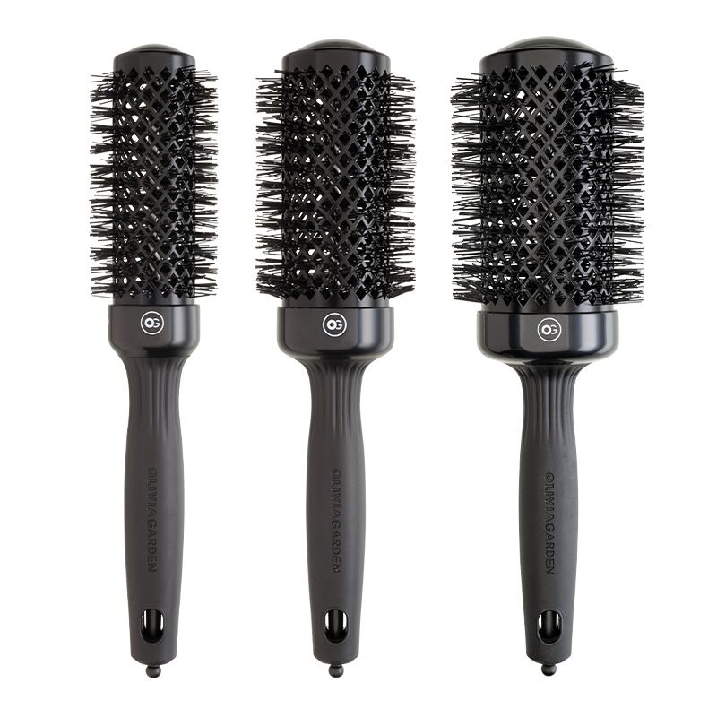 Olivia Garden Expert Blowout Shine Föhnborstel Zwart - Hero - Vakakppers