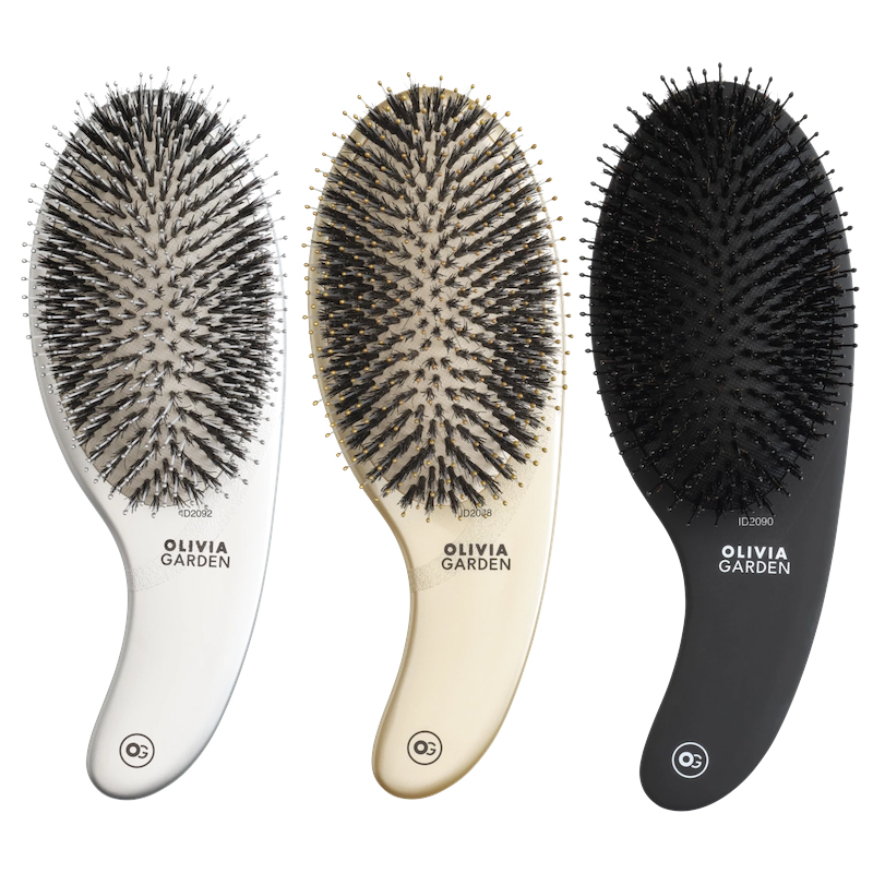 Olivia Garden Expert Care Curve Nylon&Boar Borstel - Hero - Vakkappers