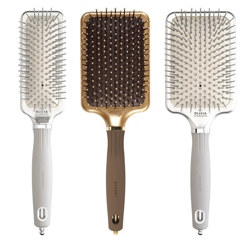 Olivia Garden Expert Care Rectangular Nylon Borstel - Hero - Vakkappers