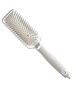 Olivia Garden Expert Care Rectangular Nylon Borstel - Zilver S - Vakkappers