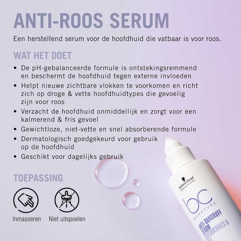 Schwarzkopf Professional BC Bonacure Scalp Care Anti-Dandruff Serum - In Sfeerbeeld - Vakkappers