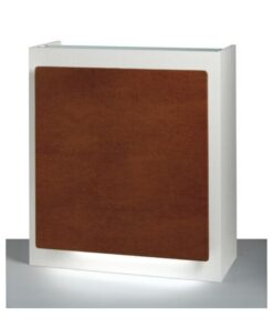 Luca Rossini Balie & Receptiemeubel AIDA Wit LED - Hero Vakkappers