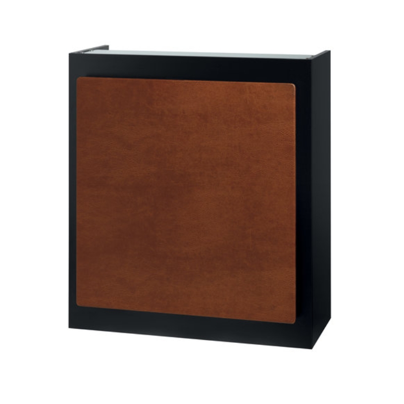 Luca Rossini Balie & Receptiemeubel AIDA Zwart Gestoffeerd - Hero Vakkappers