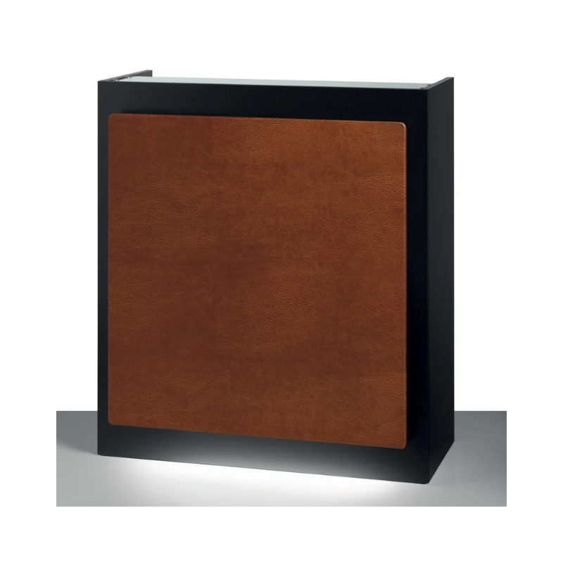 Luca Rossini Balie & Receptiemeubel AIDA Zwart LED - Hero Vakkappers