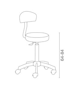 Luca Rossini Kappersfietsen ROMEO+ - Afmetingen Vakkappers