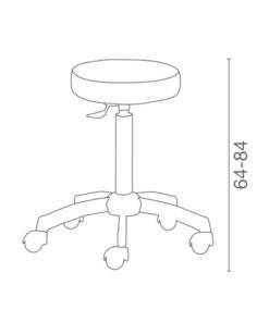 Luca Rossini Kappersfietsen ROMEO - Afmetingen Vakkappers