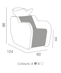 Luca Rossini Wasunit GILDA - Afmetingen Vakkappers