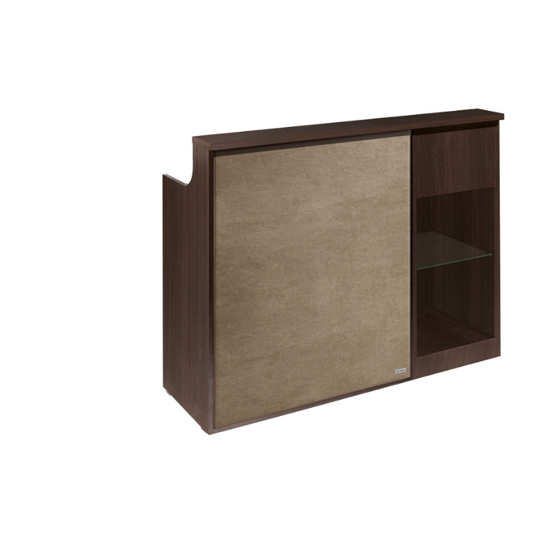 Salon Ambience Balie & Receptiemeubel IMPACT bruin medium - Hero Vakkappers