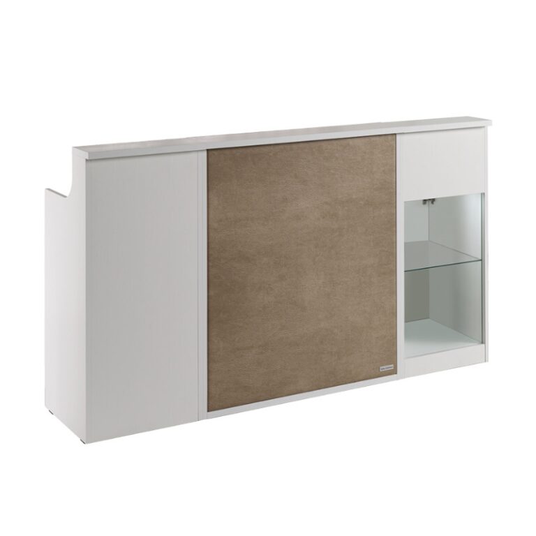 Salon Ambience Balie & Receptiemeubel IMPACT wit large - Hero Vakkappers