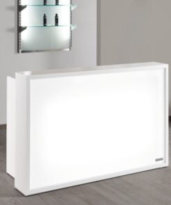 Salon Ambience Balie & Receptiemeubel MILLENNIUM (LED) - Sfeerbeeld Vakkappers