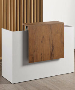 Salon Ambience Balie & Receptiemeubel MILLENNIUM WOOD - Sfeerbeeld Vakkappers