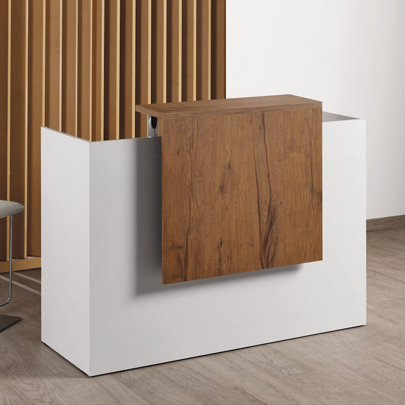 Salon Ambience Balie & Receptiemeubel MILLENNIUM WOOD - Sfeerbeeld Vakkappers