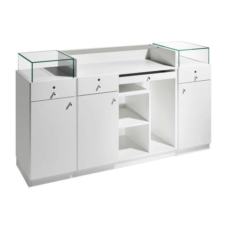 Salon Ambience Balie & Receptiemeubel ROMANCE - Sfeerbeeld 2 Vakkappers