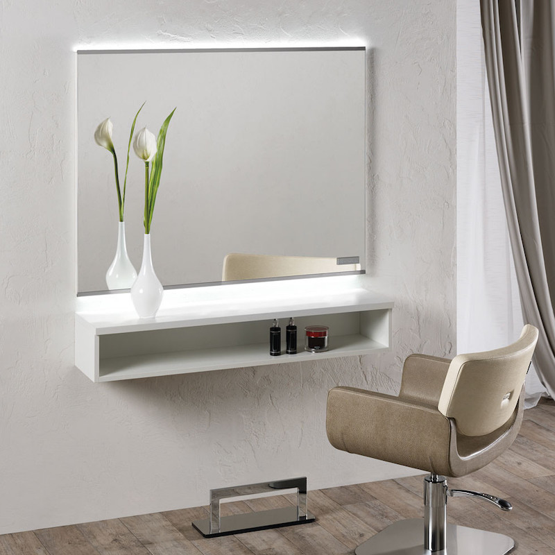 Salon Ambience Kaptafel HORIZON - Sfeerbeeld Vakkappers