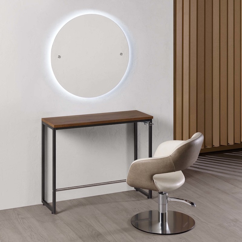 Salon Ambience Kaptafel LONDON - Sfeerbeeld Vakkappers