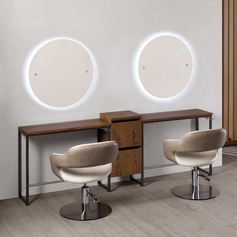 Salon Ambience Kaptafel LONDON (r) - Sfeerbeeld 2 Vakkappers