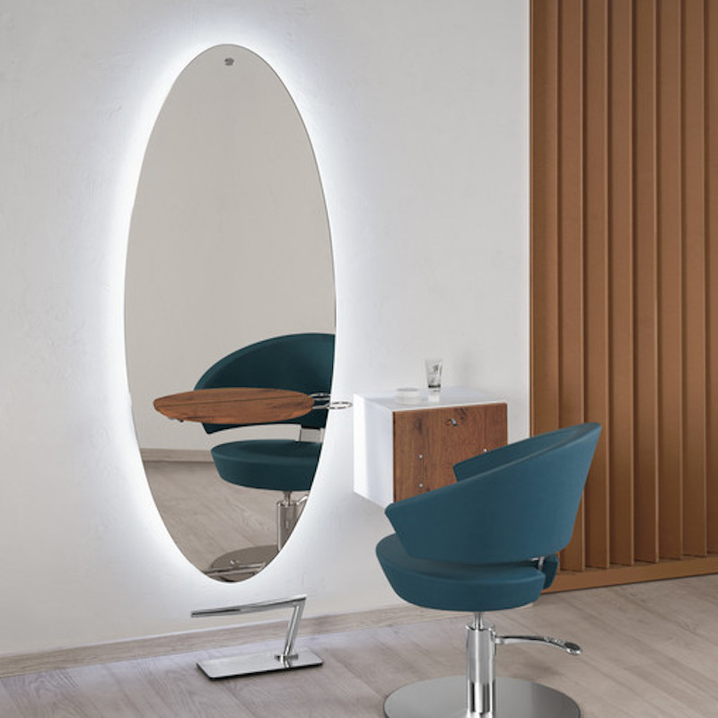 Salon Ambience Kaptafel MERCURY - Sfeerbeeld Vakkappers