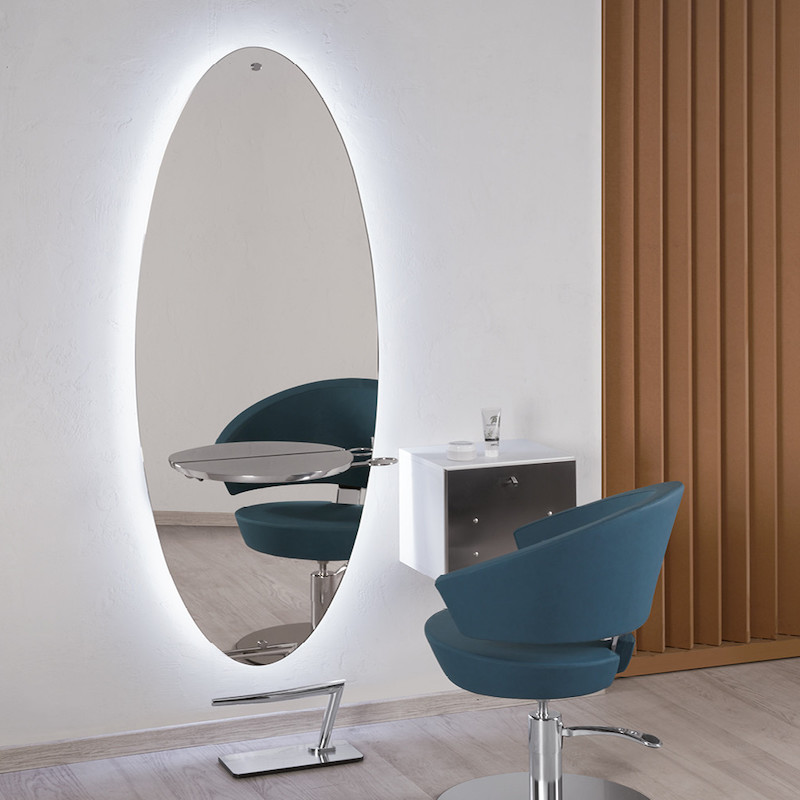 Salon Ambience Kaptafel MERCURY - Sfeerbeeld Vakkappers