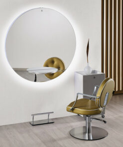 Salon Ambience Kaptafel PLANET (muur) - Sfeerbeeld Vakkappers