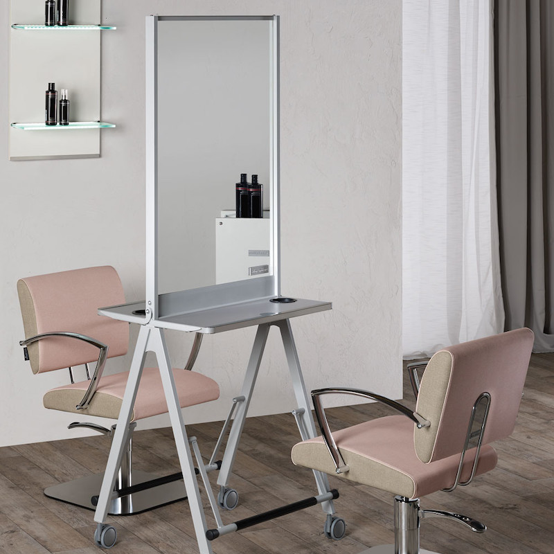 Salon Ambience Kaptafel SCUOLA - Sfeerbeeld Vakkappers