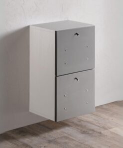 Salon Ambience Wandmeubel CANNES DUO STEEL - Hero Vakkappers