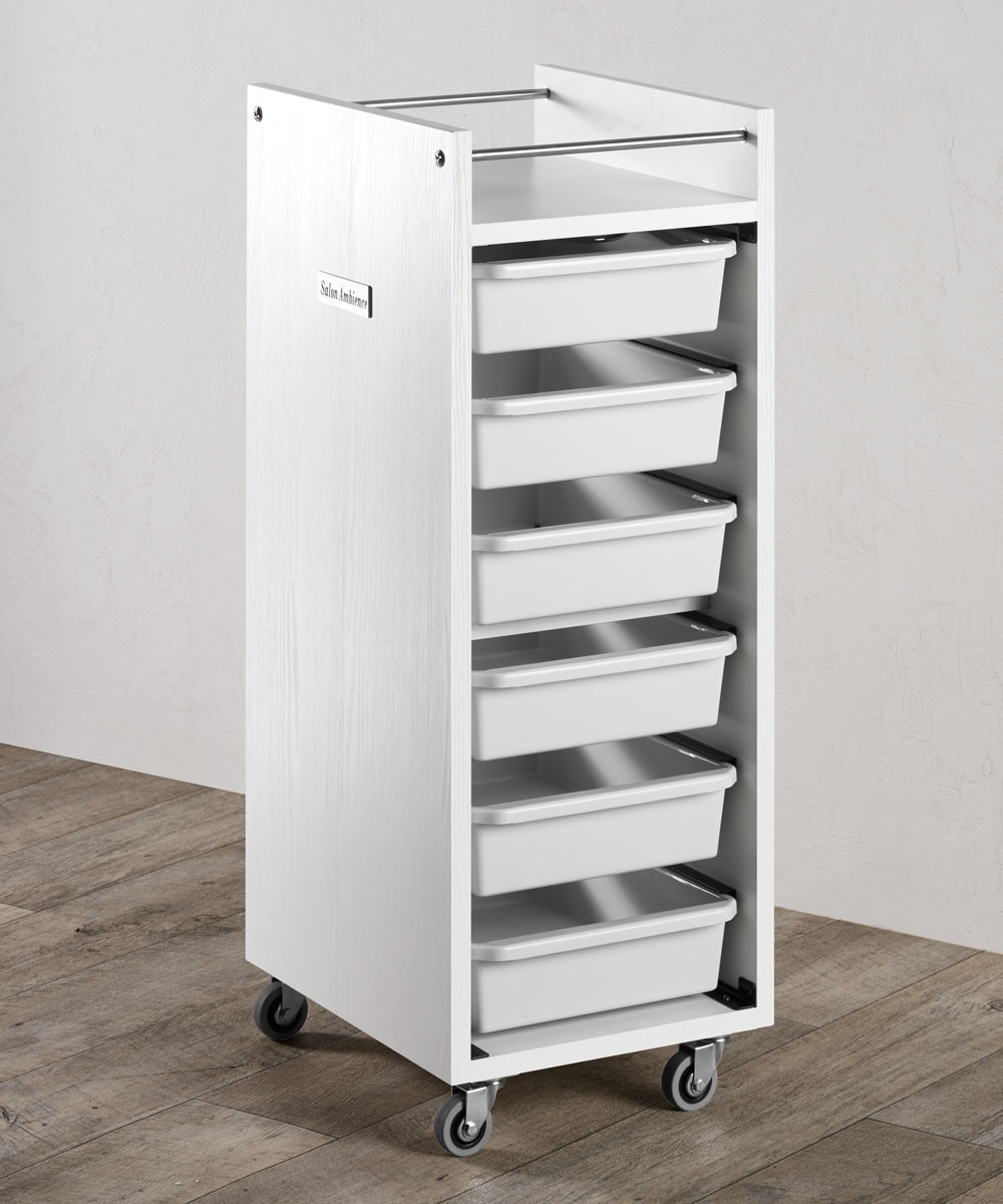 Salon Ambience Werkwagen GLAM White Ash - Sfeerbeeld 5 Vakkappers