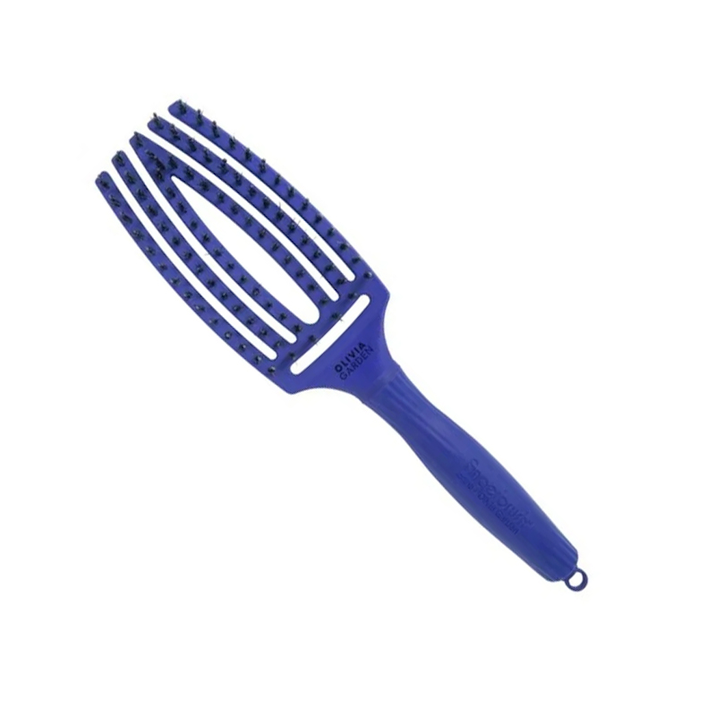 Olivia Garden Fingerbrush Combo On The Road Again Borstel - Blauw - Vakkappers