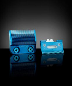 BaByliss Pro 4Artists Blue Titanium MIM Fade Blade Snijmes FX-Tondeuse - FX8022BL - In Sfeerbeeld - Vakkappers