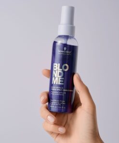 Schwarzkopf Blond Me Bond Repair Purple Spray Conditioner - In Sfeerbeeld - Vakkappers
